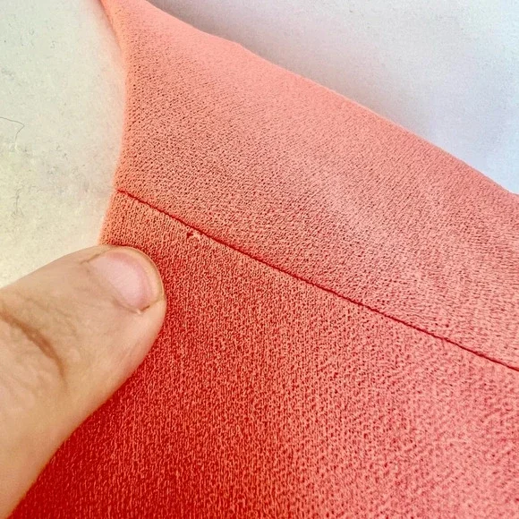 NWT DKNY Fit And Flare Peach Midi Sleeveless Dress Pockets Formal Casual Size 4 - Picture 9 of 15